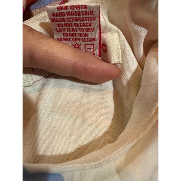 BOHO  Floral Flying Tomato Dress Fall  Ruffles womens size small Puff Sleeve - Picture 11 of 11